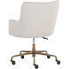 Franklin Beige Linen Office Chair